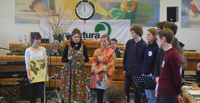 Dankesworte Nele Klimaaktivistin und Schülerin © Manuel Schönenberger