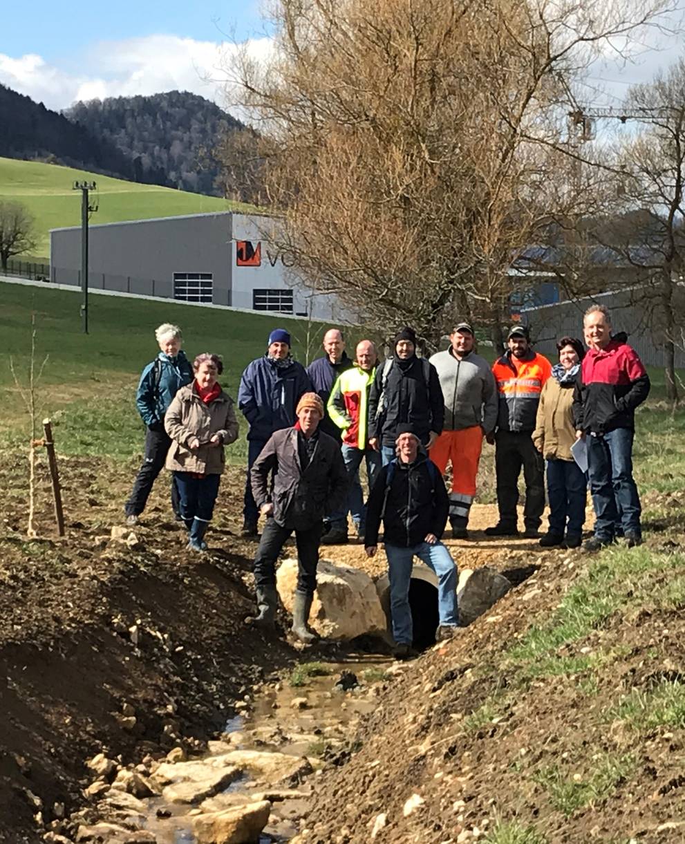 Einweihung Nunningerbächli, Bretzwil